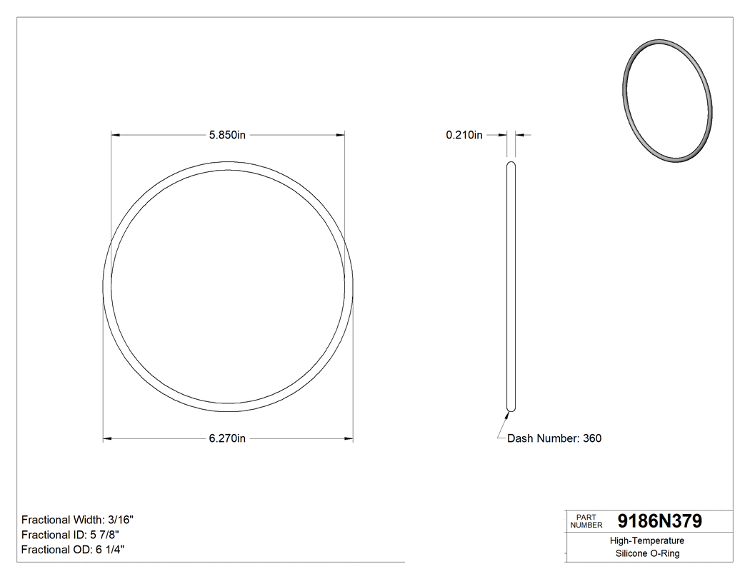 Technical drawing - 9186N379